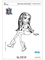 Monster High boyama sayfaları